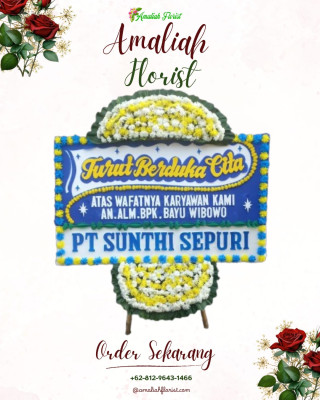 Papan Bunga Duka di Kertasari